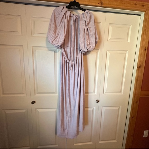 ASOS Design Dress Pastel Lavender Maxi 10 - Picture 3 of 10